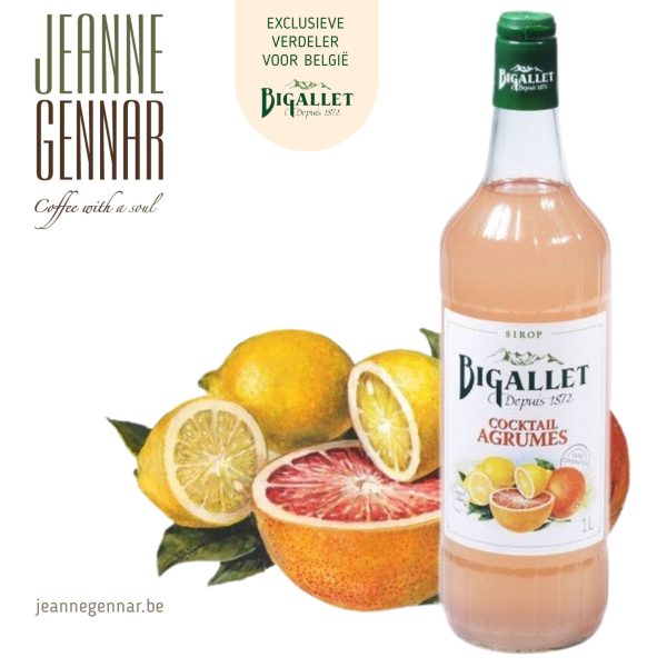 siropen agrumes citrusvruchten cocktail Bigallet Siropen Jeanne Gennar
