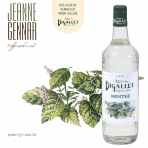 Jeanne Gennar siropen bigallet sirops munt menthe